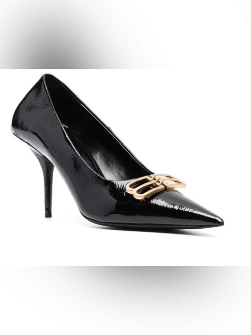Balenciaga Square Knife BB
80mm Pumps 'Black Shiny
Lambskin'